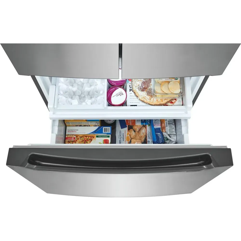 Frigidaire Réfrigérateur à portes françaises de 20 pi³ à profondeur de comptoir FRFG2033AV avec Certification NF