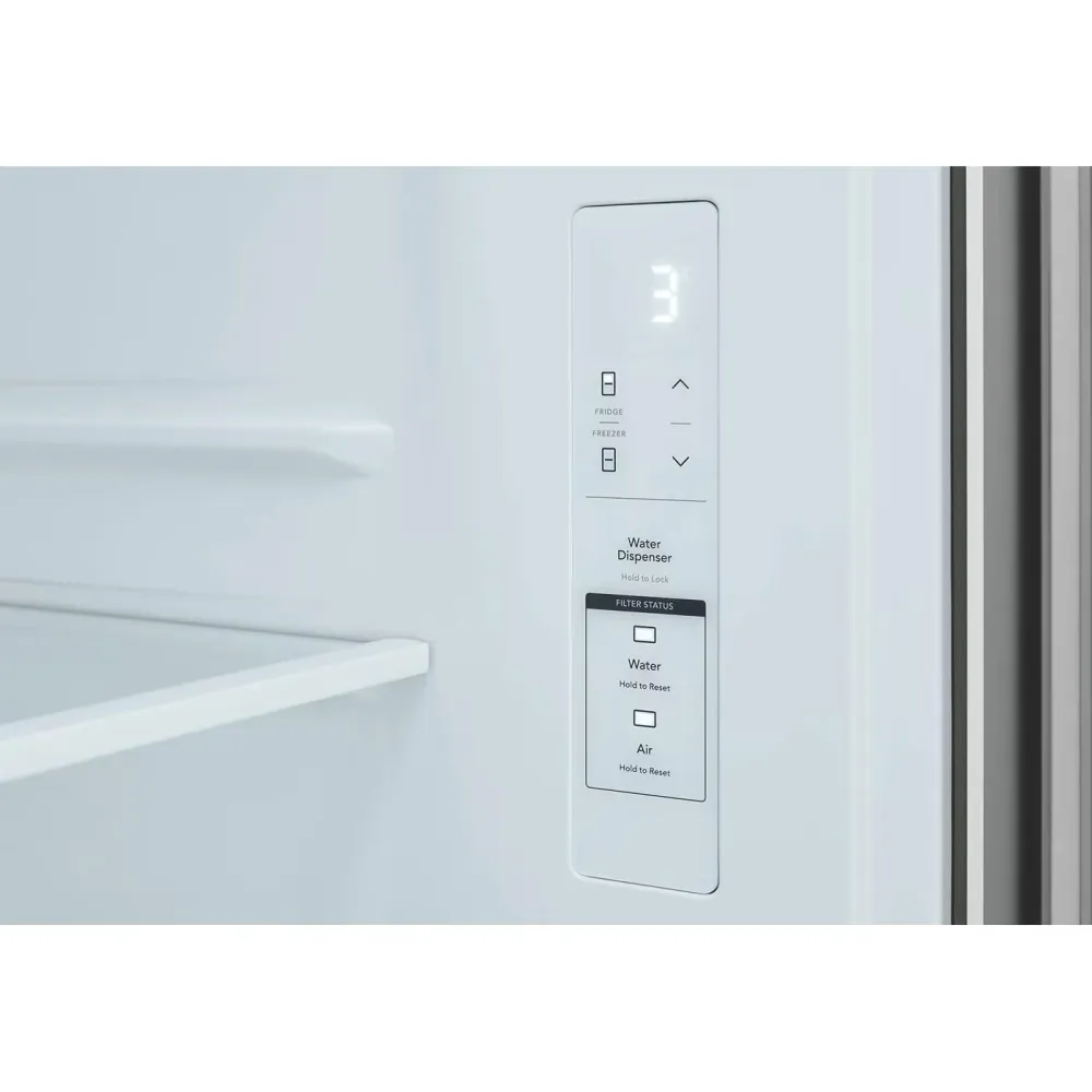 Frigidaire Réfrigérateur à portes françaises de 20 pi³ à profondeur de comptoir FRFG2033AV avec Certification NF