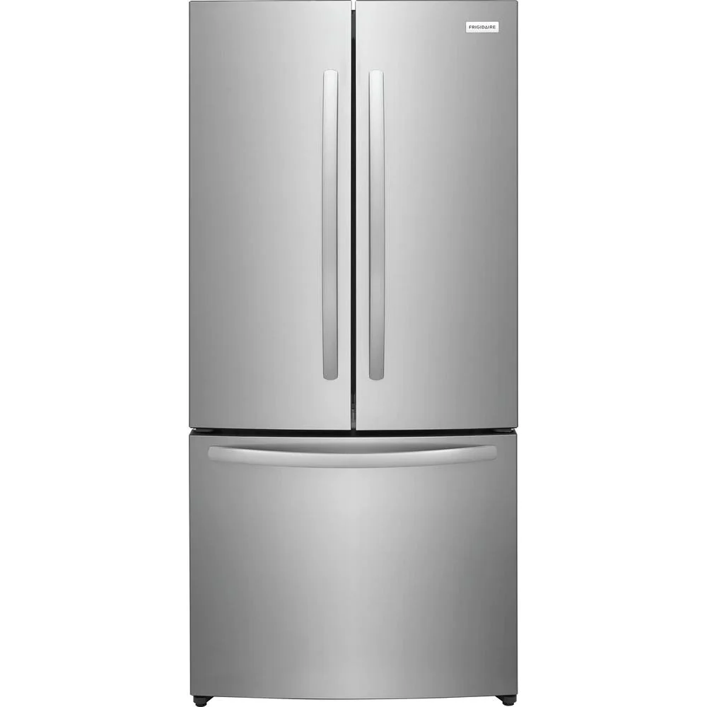 Frigidaire Réfrigérateur trois portes avec porte à deux battants à profondeur de comptoir de 17,6 pi cu FRFG1723AV en Fini...