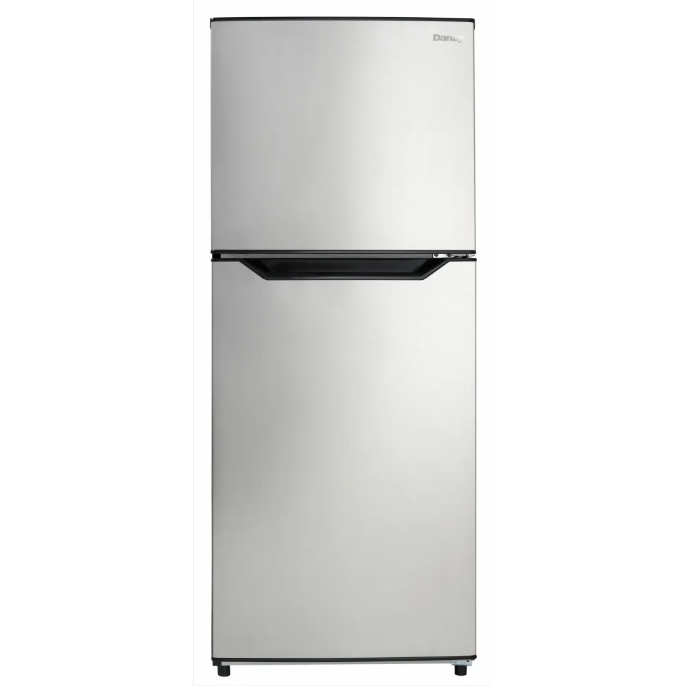 Frigo Américain Multizone Danby Réfrigérateur à congélateur supérieur amovible de 23,44 pouces, 11,6 pi. cu. DFF116B2SSDBL