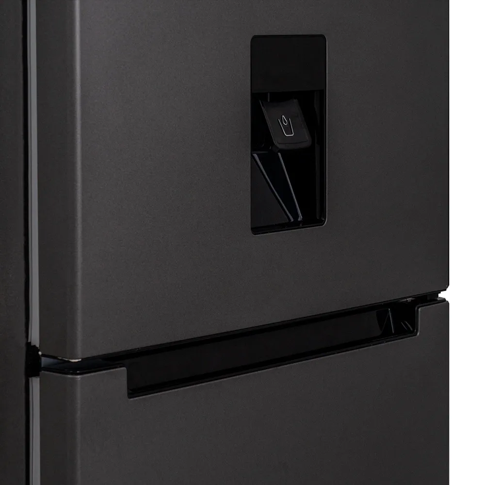 KIC Combi Fridge 631 Water Dispenser Grey en Finition Inox