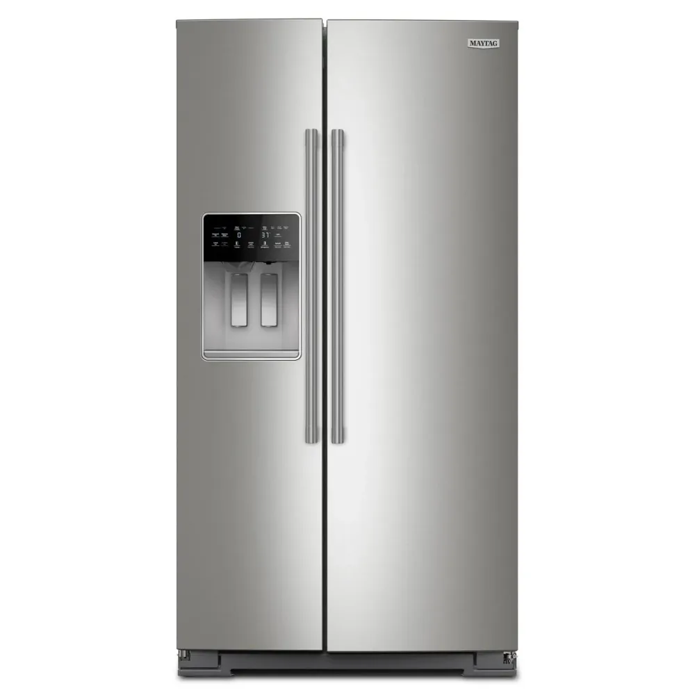 Maytag Réfrigérateur côte-à-côte de 36 pouces, 21 pi. cu. avec distributeur d'eau et de glace MRSC6636RZ avec Certificatio...