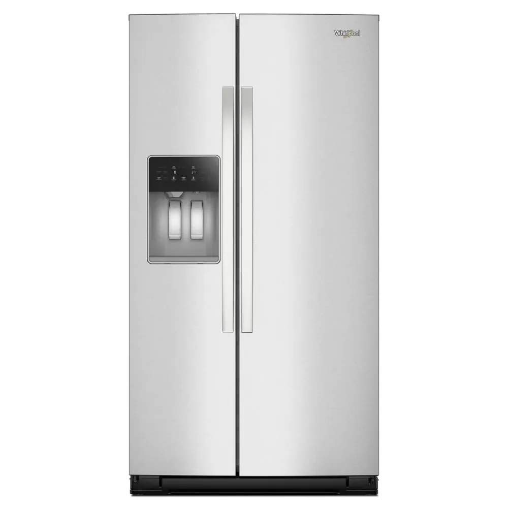 Whirlpool Réfrigérateur côte-à-côte de 36 pouces, 28 pi. cu. avec distributeur d'eau et de glace WRSF5536RZ avec Compartim...