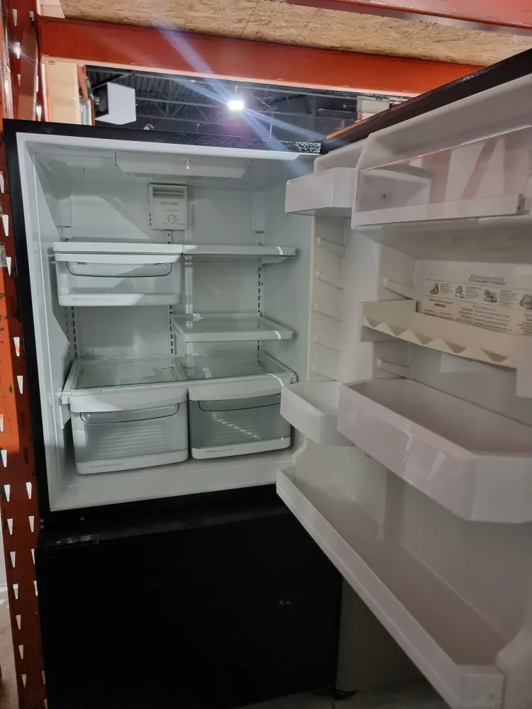Congélateur Vertical Réfrigérateur 33po Noir congélateur en bas | KitchenAid *** USAGÉ ***