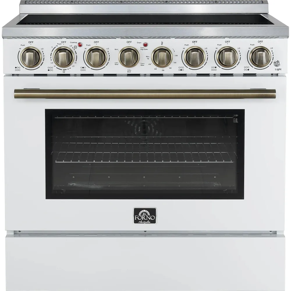 Cuisinière électrique Forno Cuisinière autoportante électrique de 36 pouces avec technologie convection véritable européen...