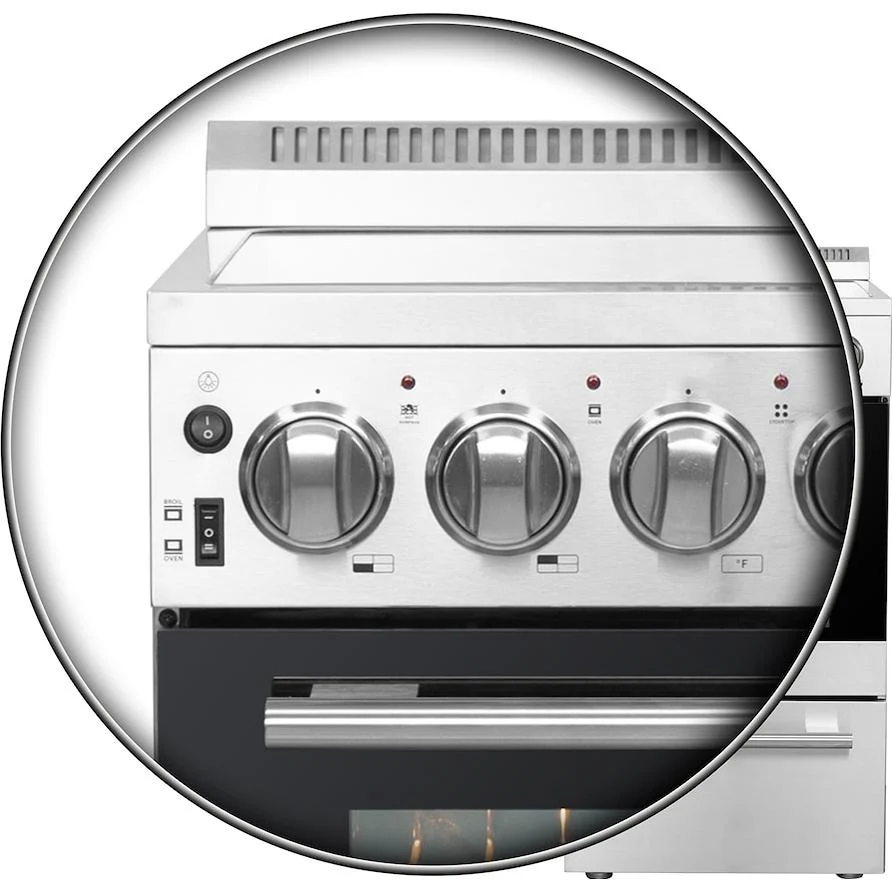 Forno Cuisinière autoportante de 20 pouces FFSEL6051-20 avec gril intégré