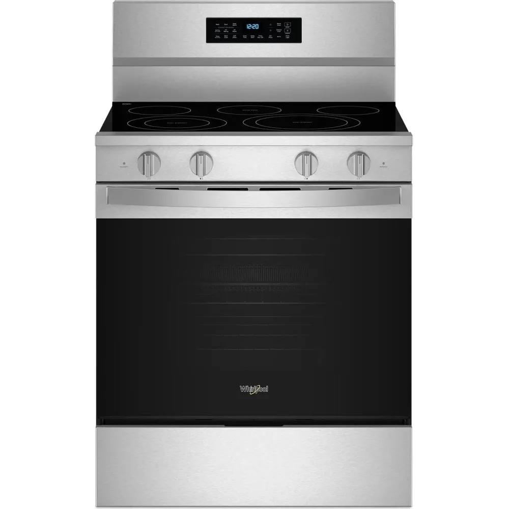 Électrique Haute Performance Whirlpool Cuisinière électrique autoportante de 30 pouces avec technologie de cuisson à air Y...