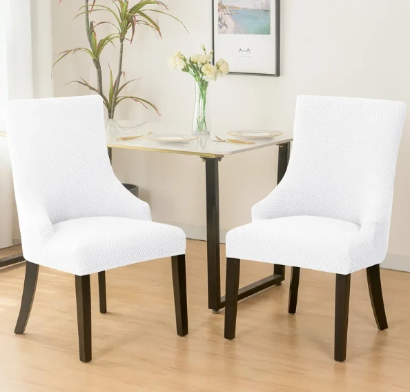 Housse de chaise Inclinée Blanc 1001 Housses