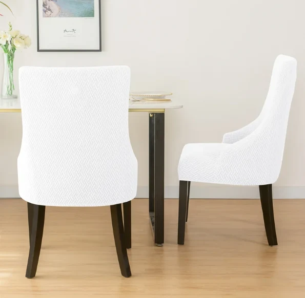 Housse de chaise Inclinée Blanc 1001 Housses