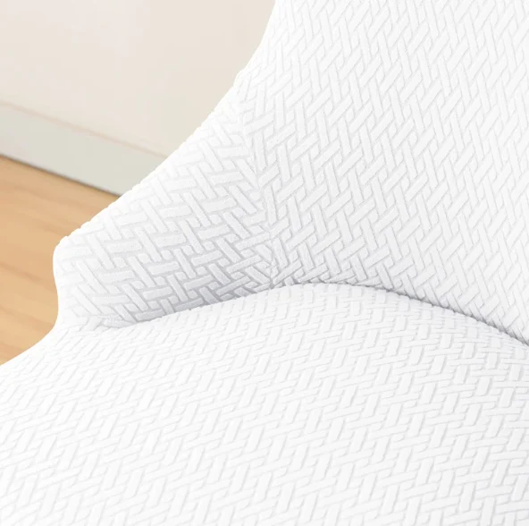 Housse de chaise Inclinée Blanc 1001 Housses