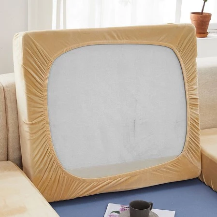 Housse de Coussin Canapé Beige 1001 Housses