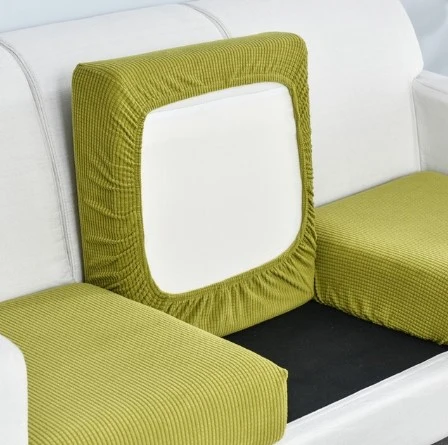 Housse de Coussin Canapé Vert Herbe 1001 Housses