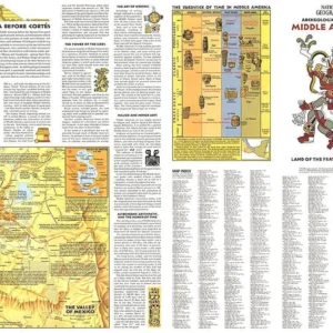 1968 Carte archéologique de l'Amérique centrale Thème