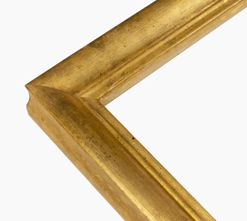 227.010 cadre en bois à la feuille d'or mesure de profil 45x45 mm