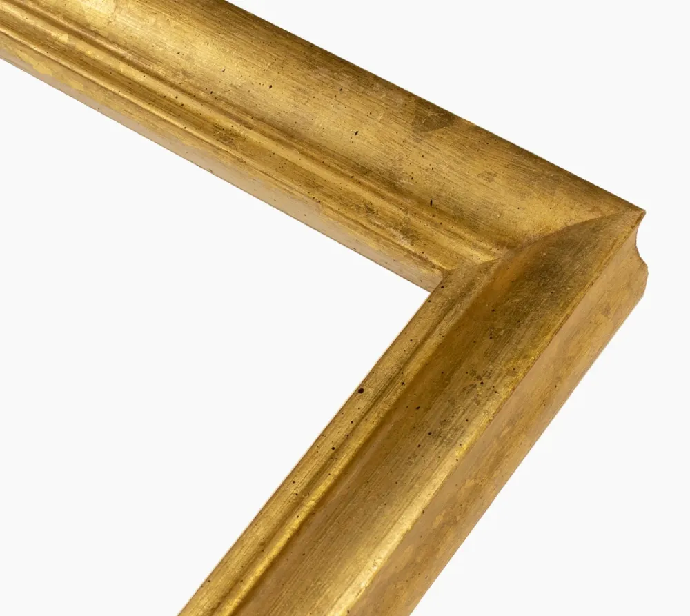 227.010 cadre en bois à la feuille d'or mesure de profil 45x45 mm