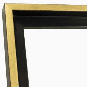 305.7601 cadre en bois noir et or mesure de profil 40x35 mm