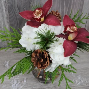 Bouquet de fleurs des Fêtes À la Boîte à Fleurs de Laval inc.