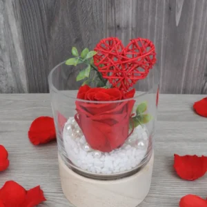 Rose éternelle affection profonde À la Boîte à Fleurs