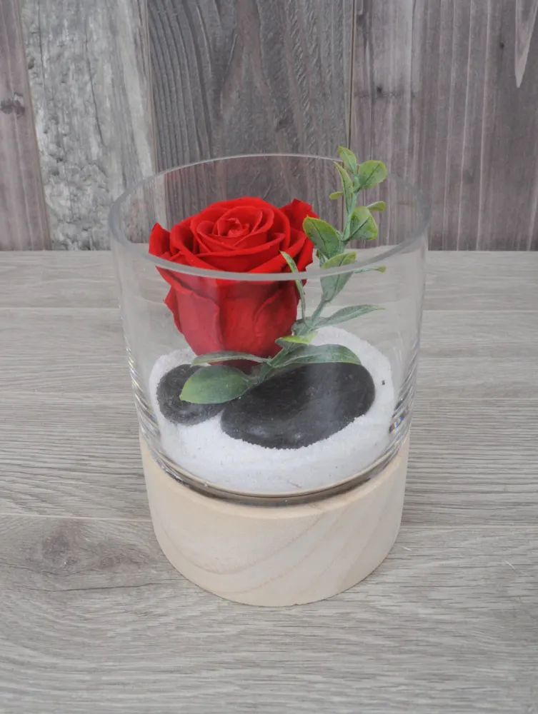 Rose éternelle gratitude À la Boîte à Fleurs