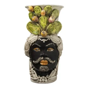 Abhika Vase Teste di Moro Homme Fico Giant | H 86 cm