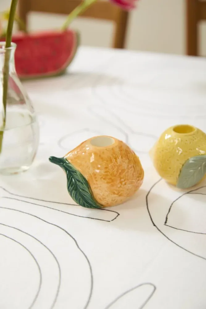 Bougeoir Orange AD Accent Decor
