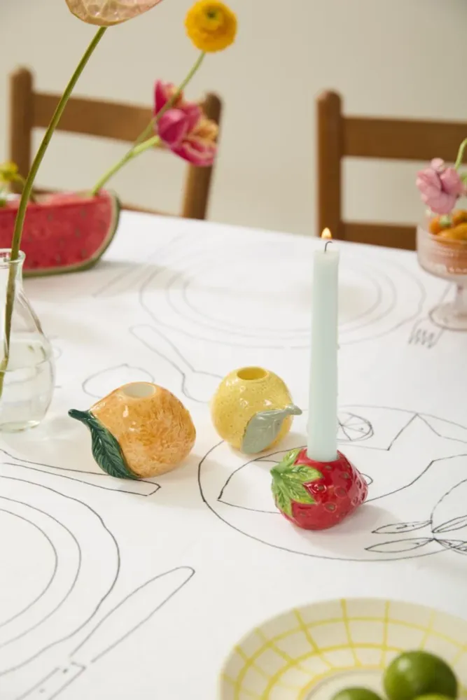 Bougeoir Orange AD Accent Decor