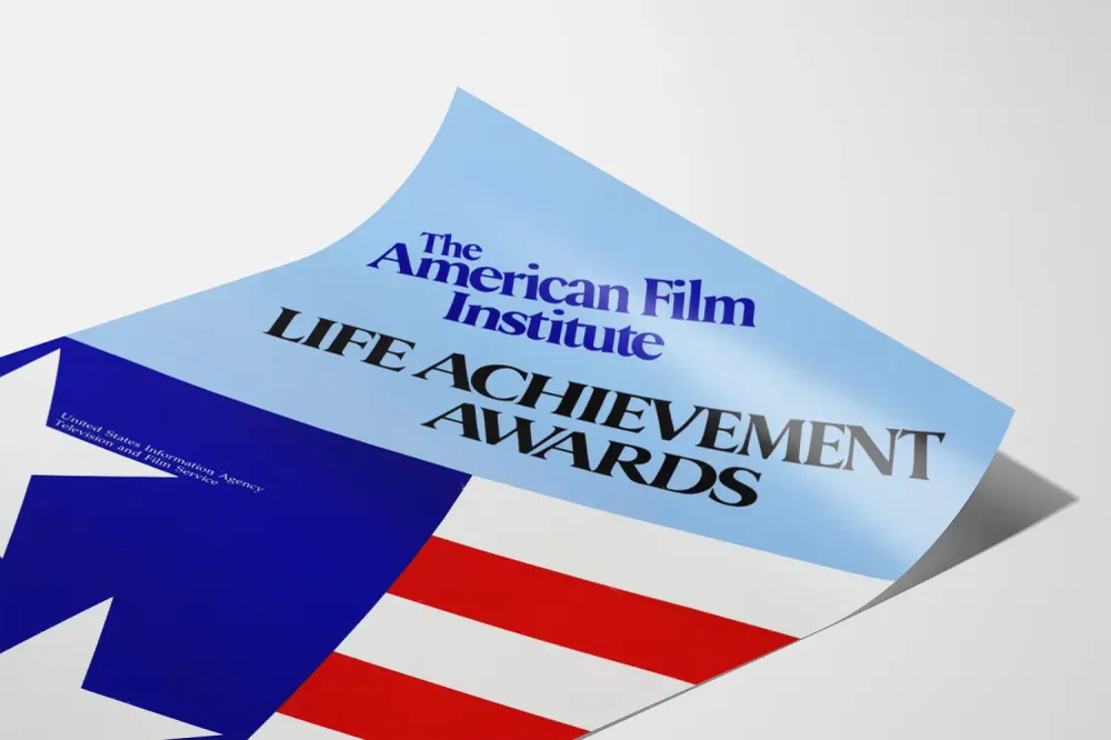 Affiche American Film Institute Life Achievement Awards - Décoration Murale Vintage