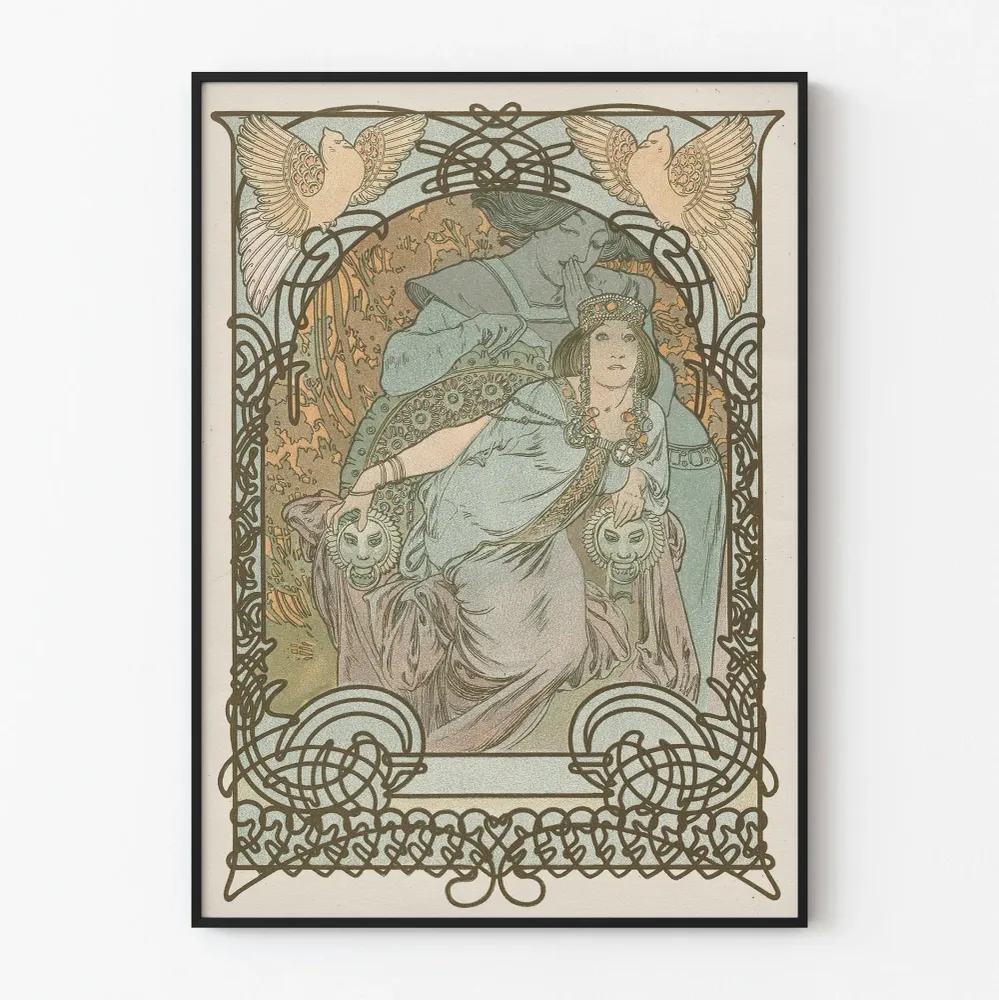 Affiche Art Nouveau Princesse de Tripoli