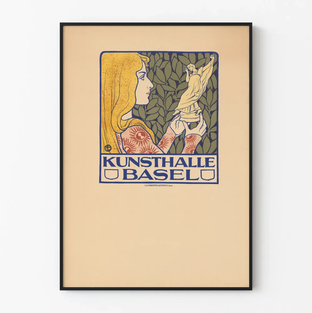 Affiche artistique Kunsthalle Basel pour décoration murale