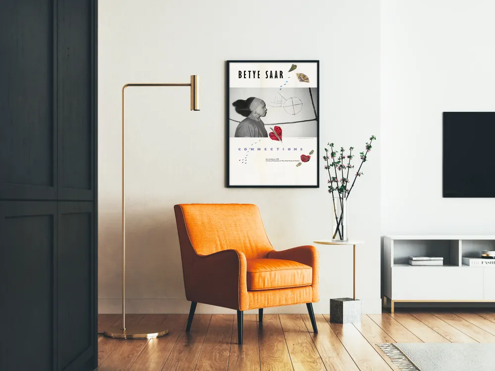 Affiche artistique vintage Betye Saar Connections 1988