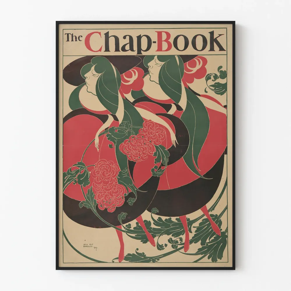 Affiche artistique vintage Chap-Book par Will H. Bradley