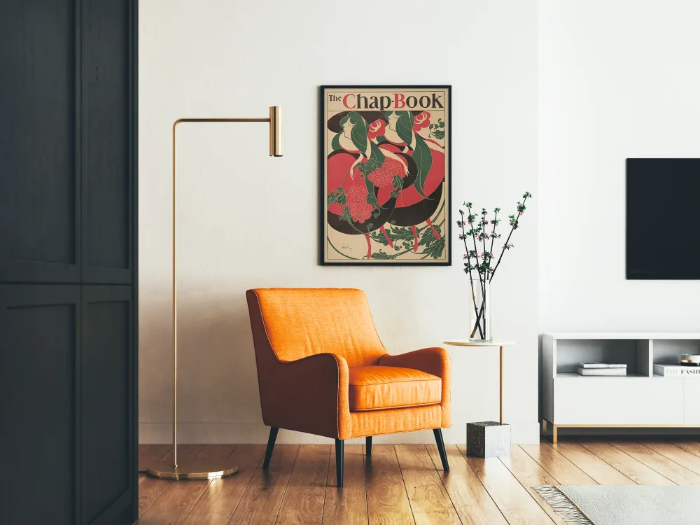 Affiche artistique vintage Chap-Book par Will H. Bradley