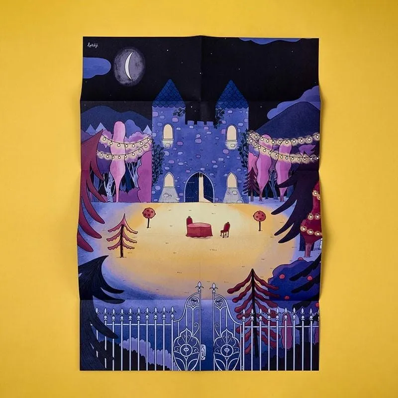 Affiche avec autocollants - Enchanted - Londji