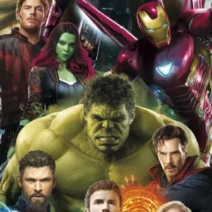 Affiche Avengers Infinity War Heroes