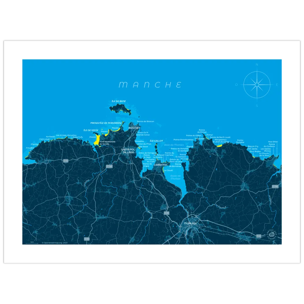 Affiche Baie de Morlaix