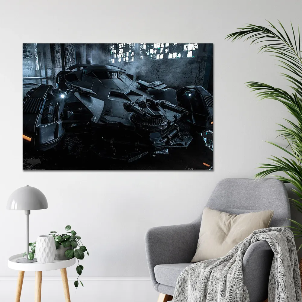 Affiche Batman vs Superman Batmobile