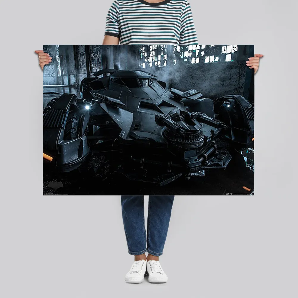 Affiche Batman vs Superman Batmobile