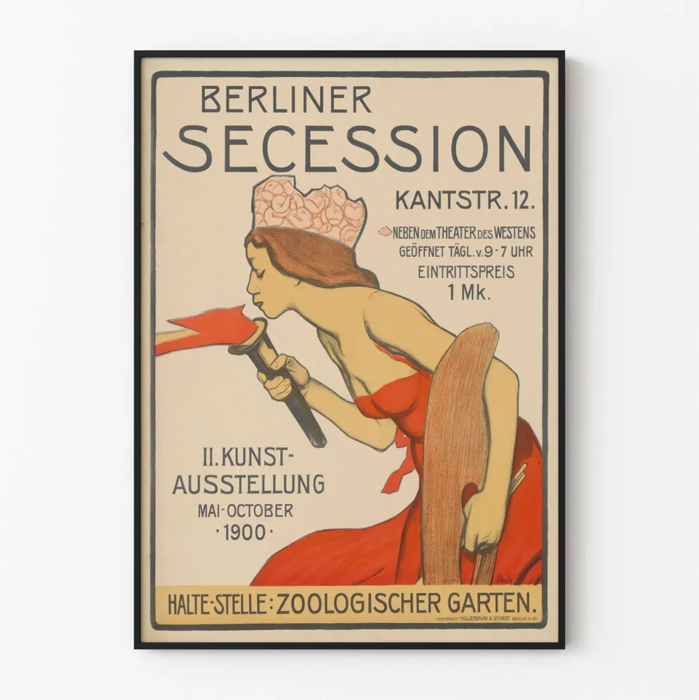 Affiche Berliner Secession II - Exposition d'art 1900
