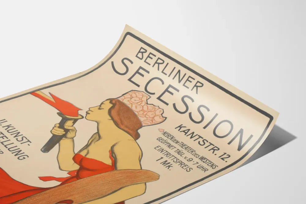 Affiche Berliner Secession II - Exposition d'art 1900