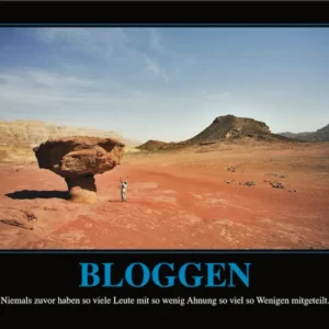 Affiche de blog