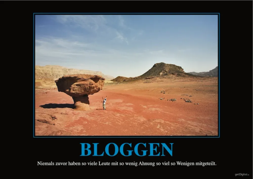 Affiche de blog