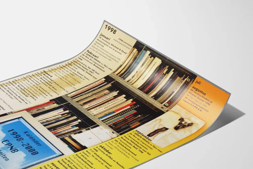 Affiche Calendrier CPNB Activiteiten 1998-2000