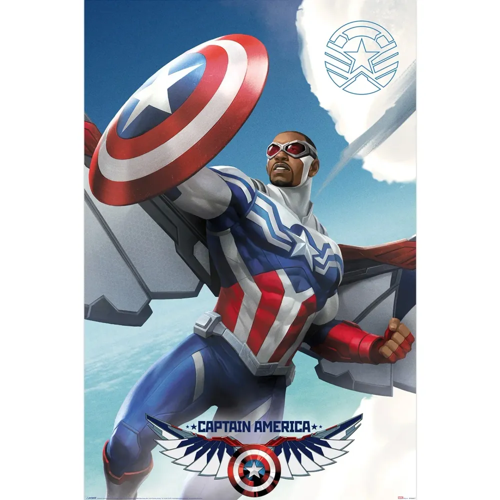 Affiche de Captain America Marvel Brave New World