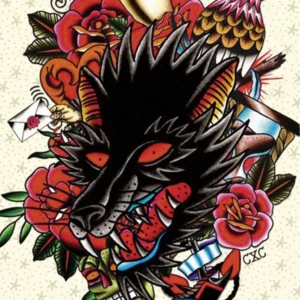Affiche Cardxcore Wolf
