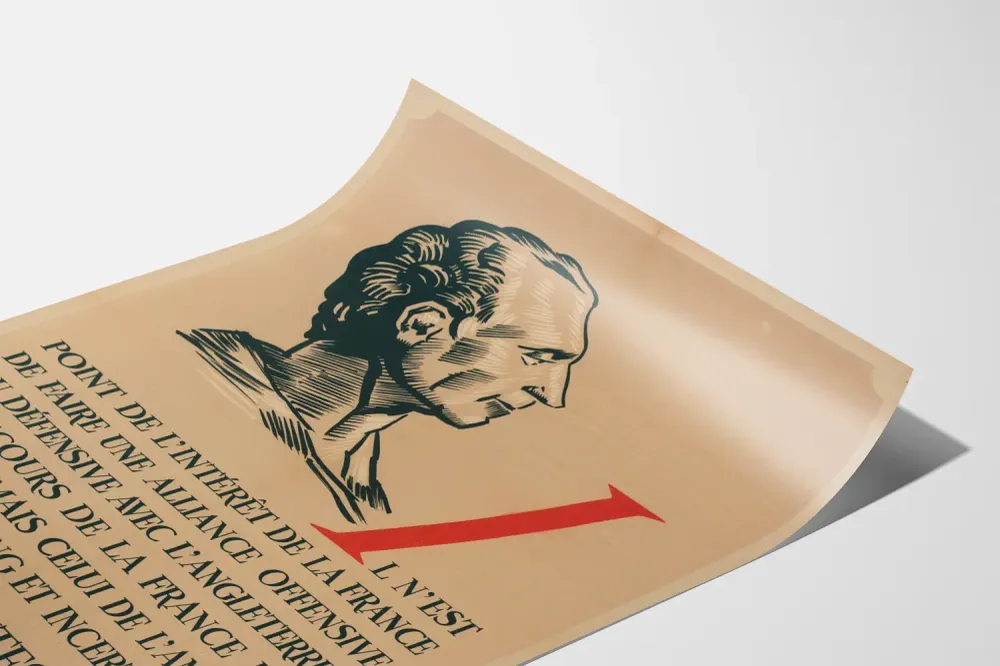 Affiche Citation Montesquieu pour Décoration Murale Intellectuelle