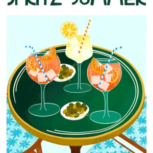 Affiche Clara Panetier - Apéro Spritz Summer