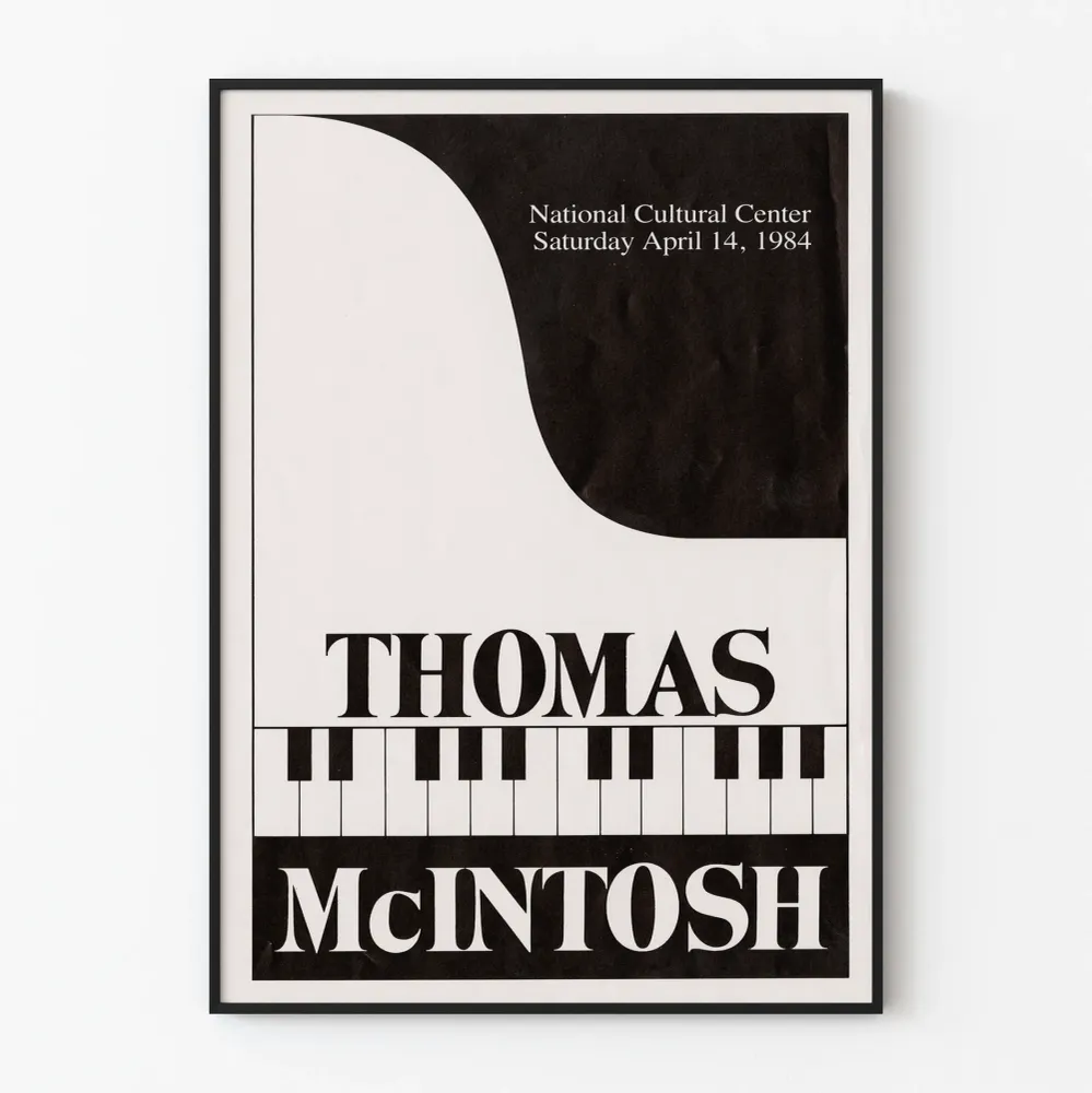 Affiche Concert Thomas McIntosh au National Cultural Center 1984