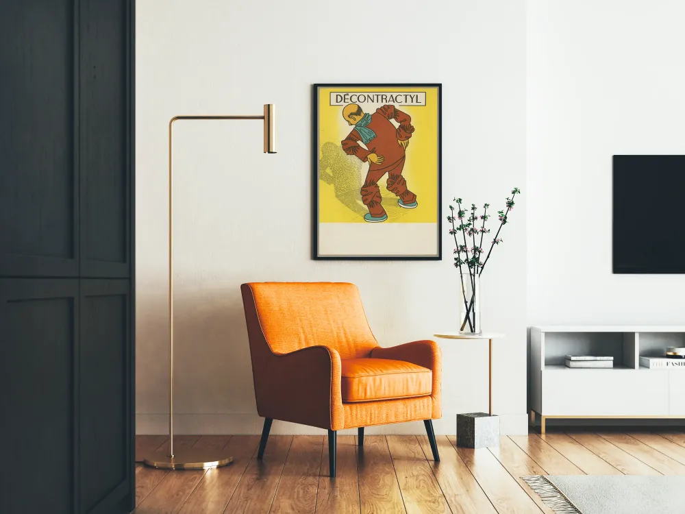 Affiche Décontractyl - Décoration murale vintage pour espace détente