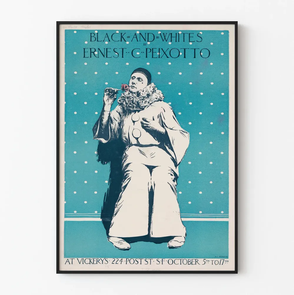 Affiche de décoration murale Black and Whites par Ernest C. Peixotto