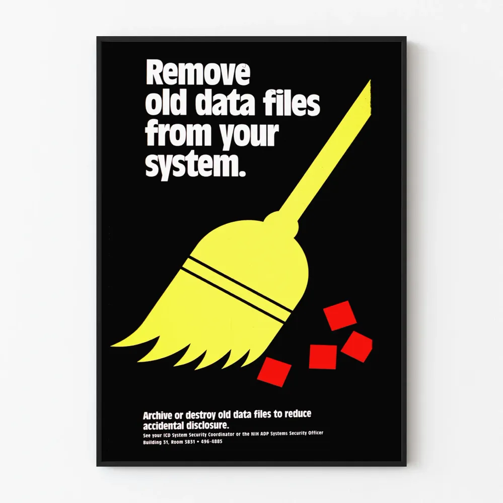 Affiche de décoration murale Sur le thème du nettoyage des données